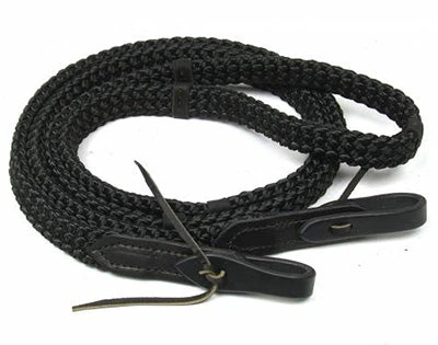 Professional's Choice Black Quiet Control Reins 1 Professional's Choice Black Quiet Control Reins