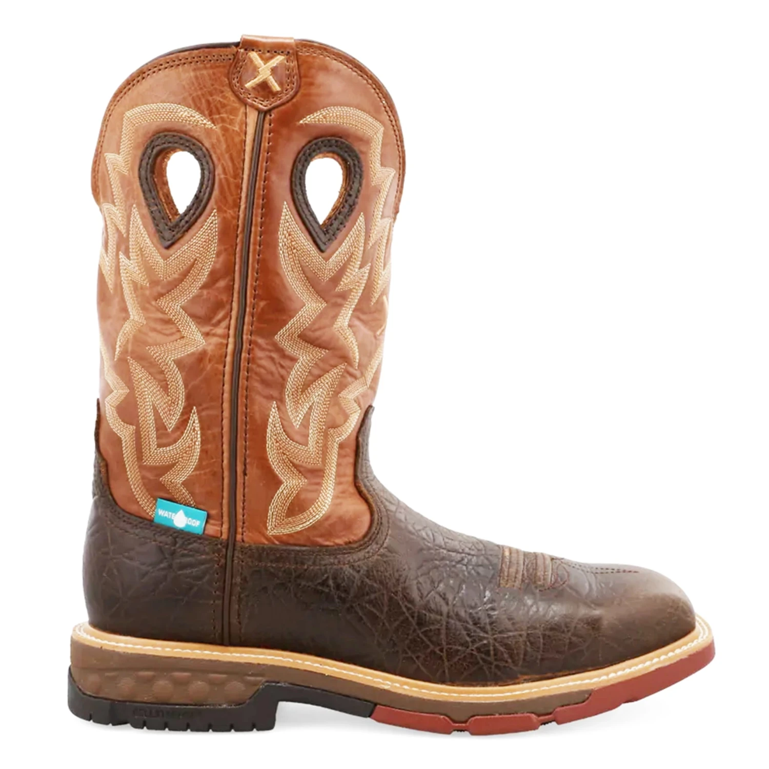 Twisted X Men's Brown Alloy Pull-On Boot 2 Twisted X Men's Brown Alloy Pull-On Boot - Image 2