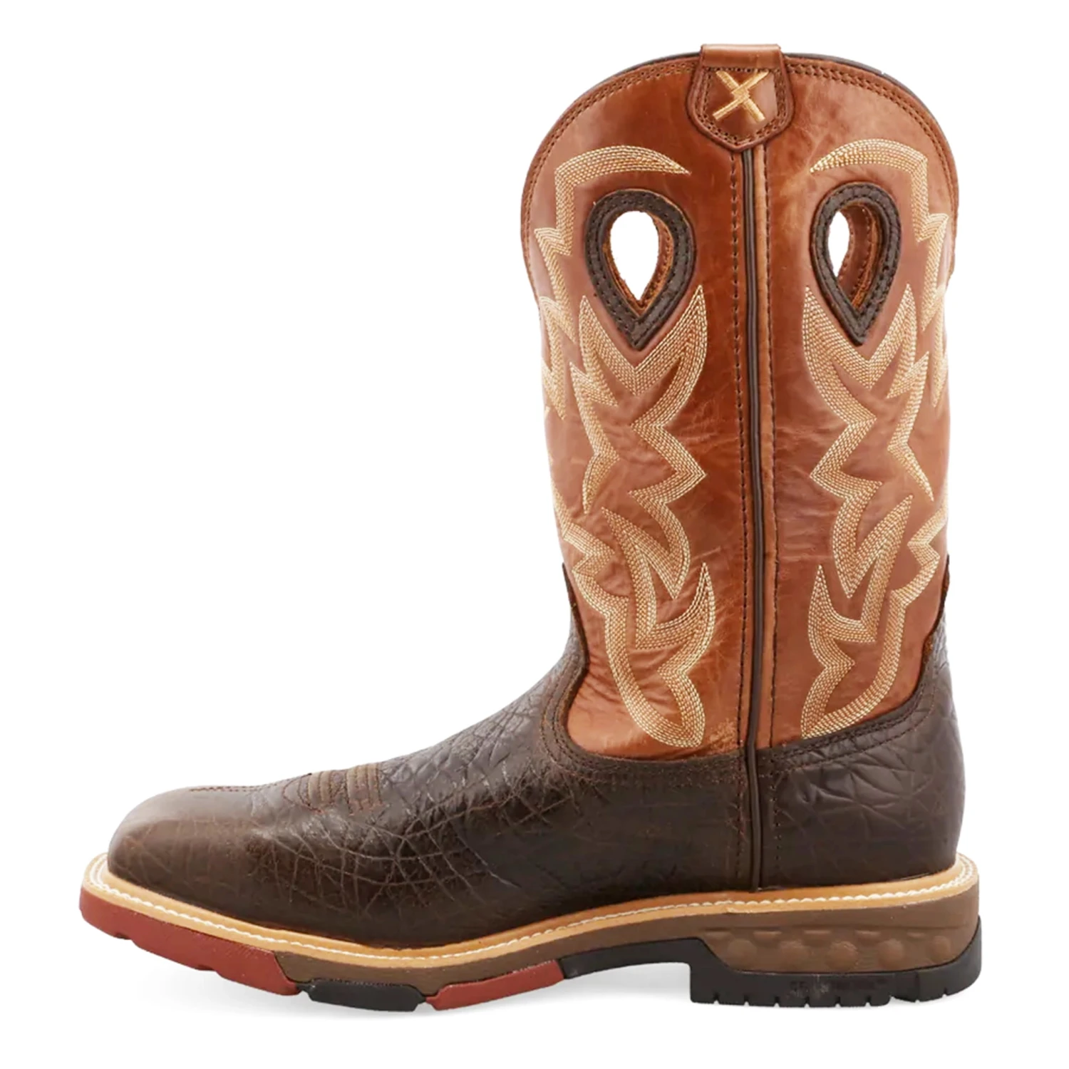 Twisted X Men's Brown Alloy Pull-On Boot 4 Twisted X Men's Brown Alloy Pull-On Boot - Image 4