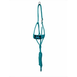 Best Ever Mule Tape Halter Teal