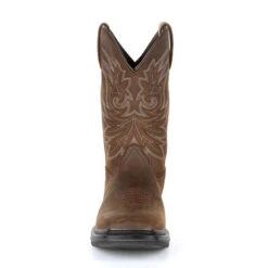 Rocky Boots Rocky Men's Brown Worksmart Composite Square Toe Boot -Western Jeans Store RKW0277 front