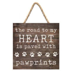Road To My Heart Wooden Sign