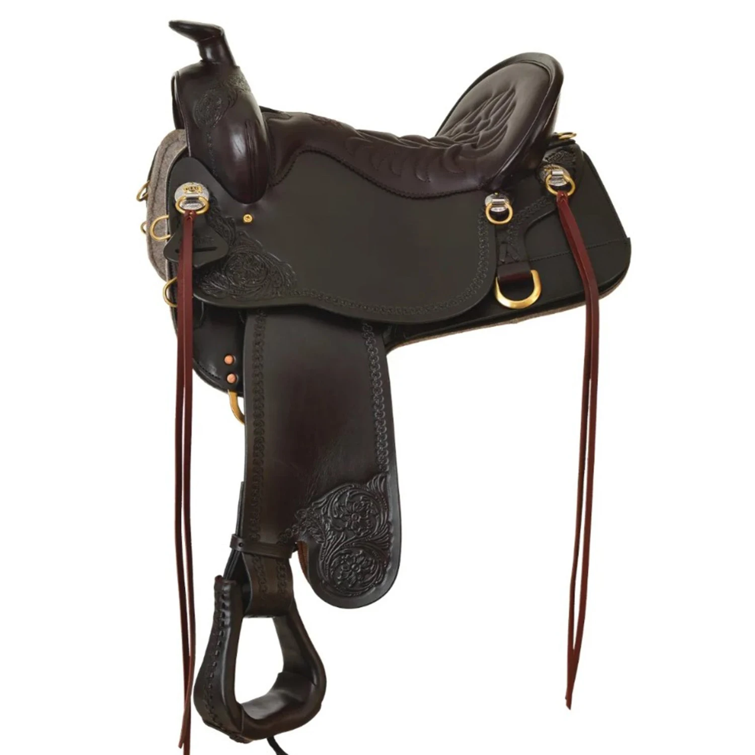 Tucker 17.5 Inch Wide Tree High Plains Trail Saddle 1 Tucker 17.5 Inch Wide Tree High Plains Trail Saddle