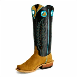 Horse Power Tan Roughout Cowboy Boots
