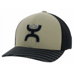Hooey Solo III Tan/Black Logo Cap