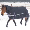 Classic Equine 10K Hooded Winter Horse Blanket- Black