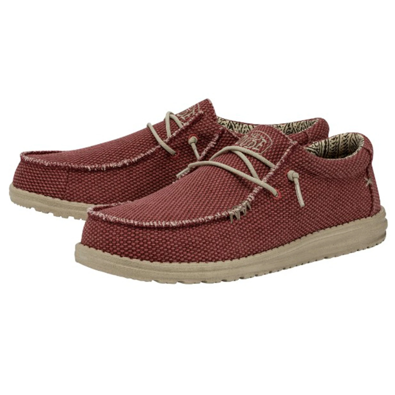 Heydude Hey Dude Men's Wally Braided Pompeian Red 1 Heydude Hey Dude Men's Wally Braided Pompeian Red