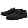 Heydude Hey Dude Black Micro Wally Sox Casual Shoe