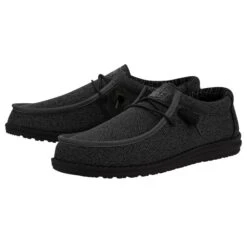 Heydude Hey Dude Black Micro Wally Sox Casual Shoe