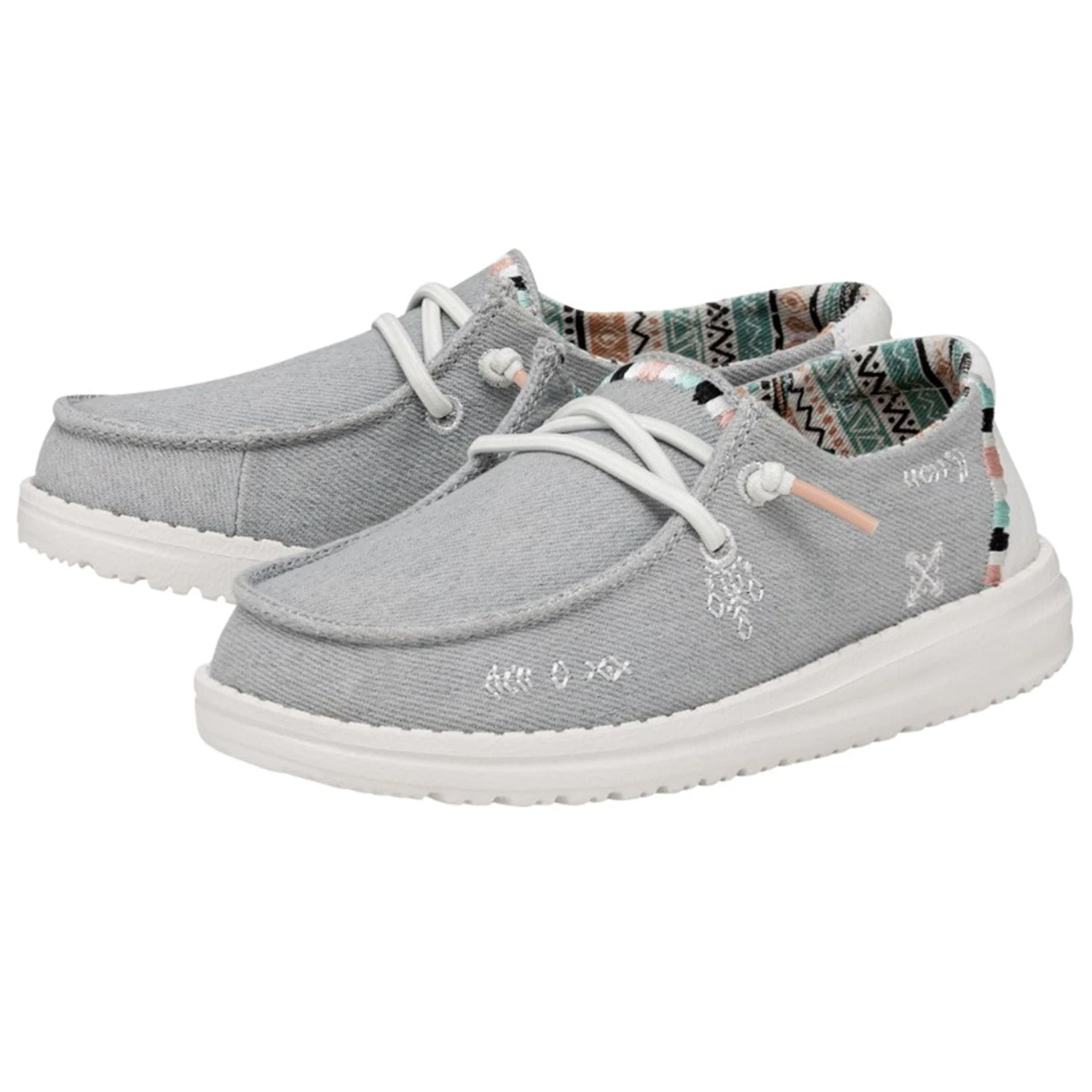 Heydude Hey Dude Wendy Youth Boho Light Denim 1 Heydude Hey Dude Wendy Youth Boho Light Denim