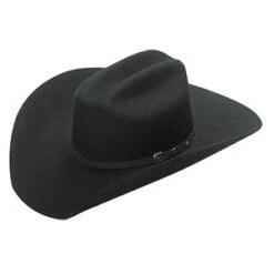 Black 2X Santa Fe Felt Hat
