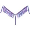J T Dist. Purple/Turq/Pink Mini Braided Breast Collar