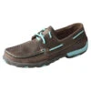 Twisted X Women's Grey And Light Blue Short Moc