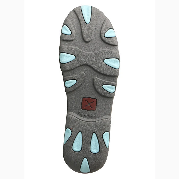 Twisted X Women's Grey And Light Blue Short Moc 5 Twisted X Women's Grey And Light Blue Short Moc - Image 5