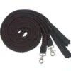 Black Cotton Split Reins