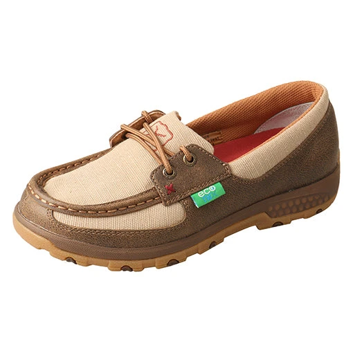 Twisted X Women's Khaki Cell Stretch Moc 1 Twisted X Women's Khaki Cell Stretch Moc
