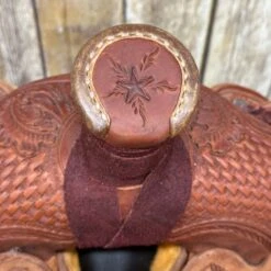 HR Saddlery 16 Inch Signature Will James Roping Saddle -Western Jeans Store Willhorn