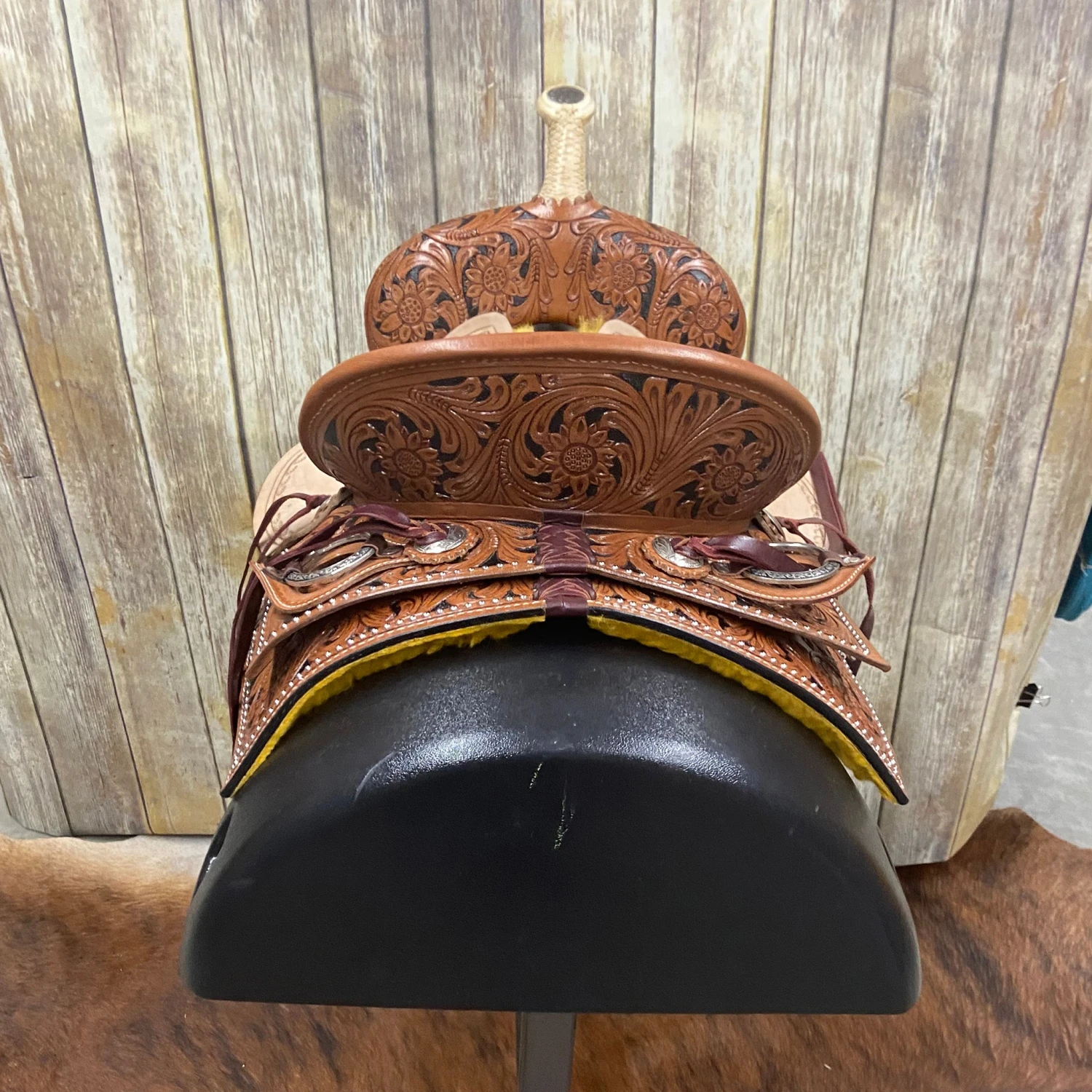 Shiloh Floral Youth Saddle 5 Shiloh Floral Youth Saddle - Image 5