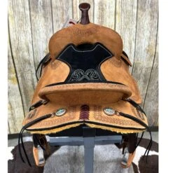 Circle Y 14 Inch Clover Leaf Barrel Saddle 9 Circle Y 14 Inch Clover Leaf Barrel Saddle -Western Jeans Store barrelback