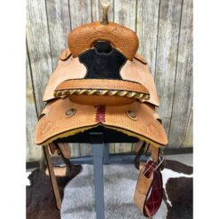 HR Saddlery 14.5 Inch Barrel Saddle -Western Jeans Store barrelback 2d29be90 d092 4ae9 bcee 007aadd4926c
