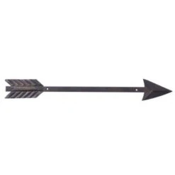 Bronze Metal Arrow Wall Accent