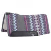 Classic Equine ESP Charcoal And Lilac Saddle Pad