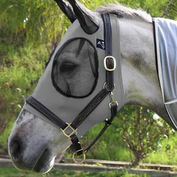 Professional's Choice Charcoal Comfort Fly Mask 1 Professional's Choice Charcoal Comfort Fly Mask
