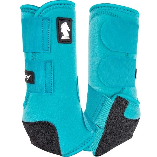Classic Equine Legacy 2 Aqua Front Splint Boots 1 Classic Equine Legacy 2 Aqua Front Splint Boots