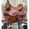 HR Saddlery 15 Inch Cowhorse Pencil Roll Saddle
