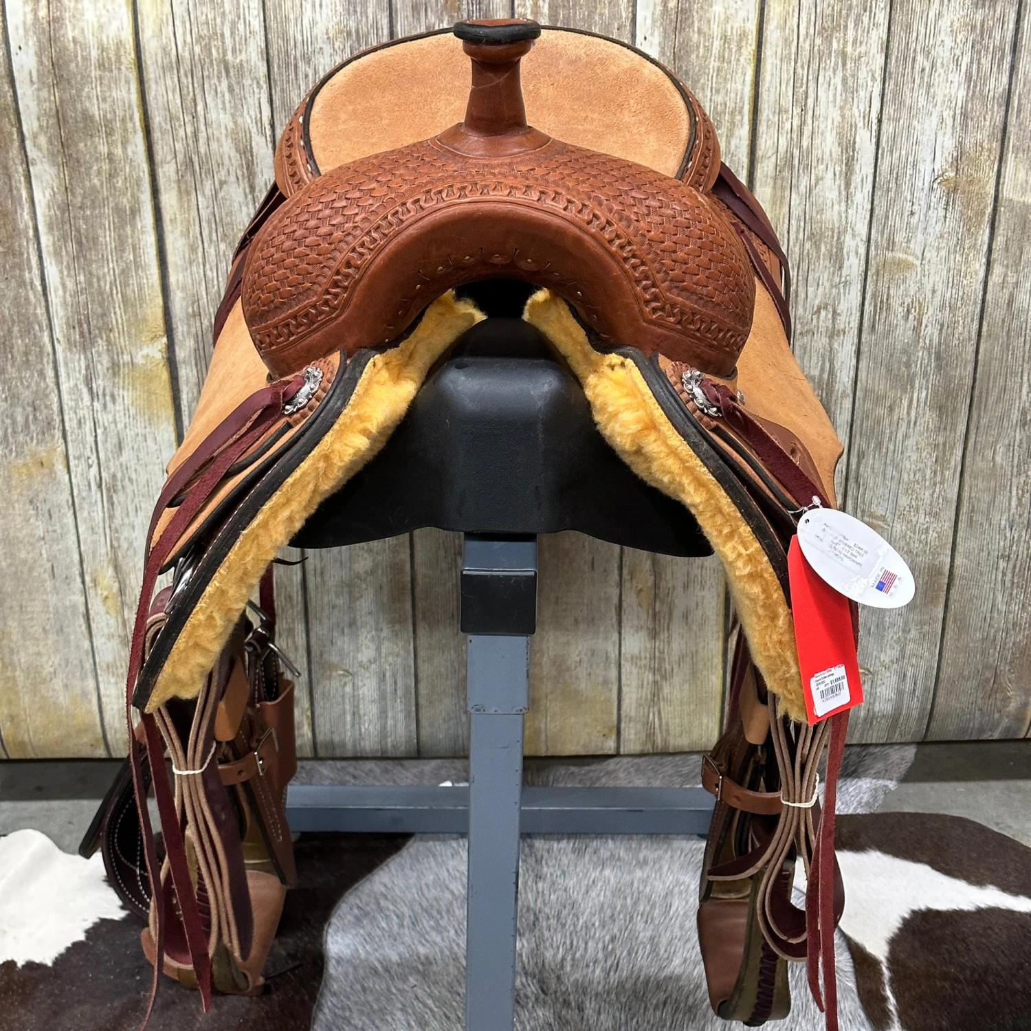 HR Saddlery 17 Inch Ranch Cutter Saddle 3 HR Saddlery 17 Inch Ranch Cutter Saddle - Image 3
