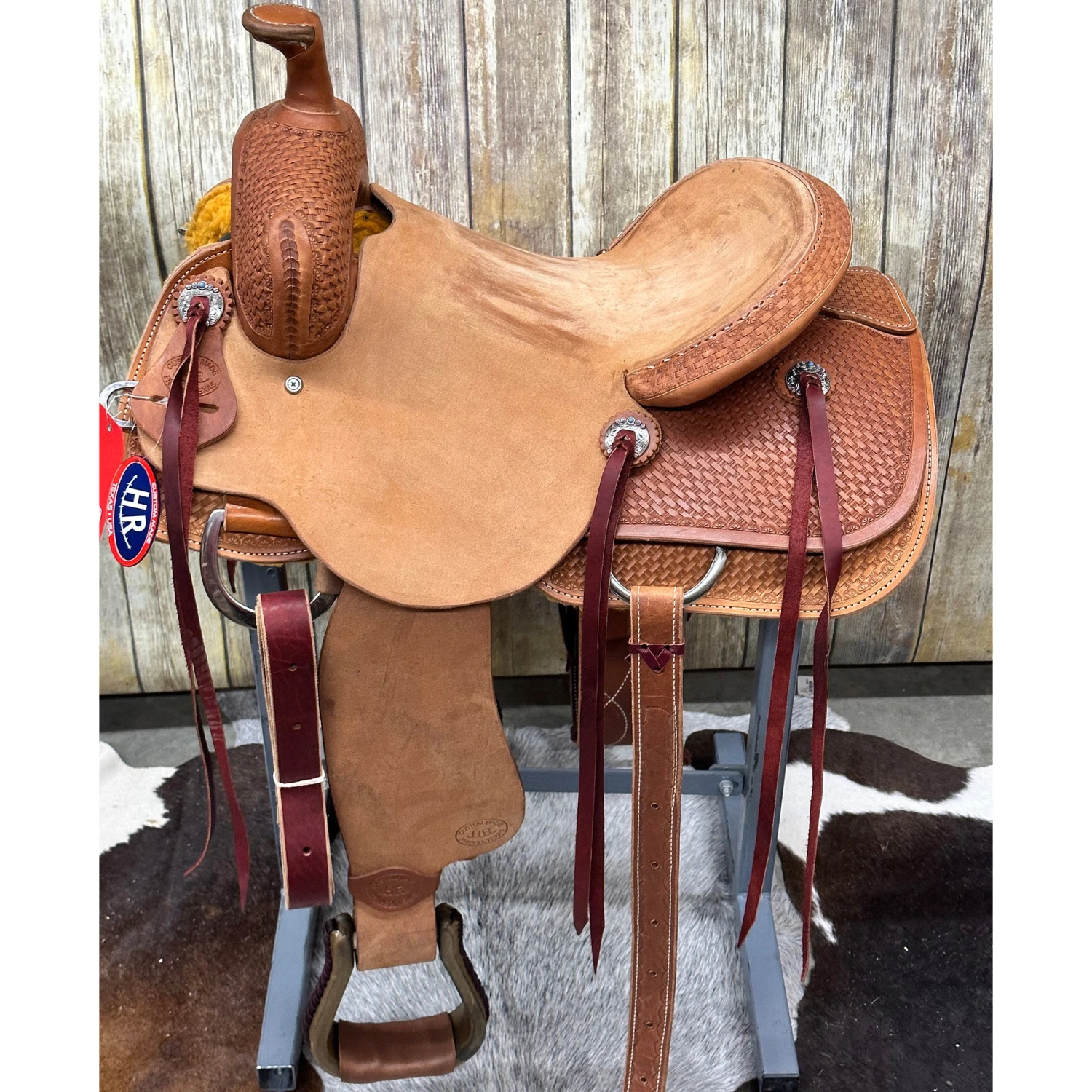 HR Saddlery 15 Inch Basic Ranch Cutting Saddle 1 HR Saddlery 15 Inch Basic Ranch Cutting Saddle