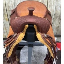 HR Saddlery 15.5 Inch Basic Ranch Cutting Saddle -Western Jeans Store fitsa