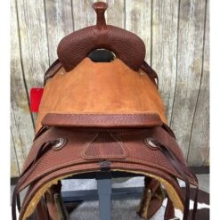 HR Saddlery 15.5 Inch Basic Ranch Cutting Saddle -Western Jeans Store fitsback