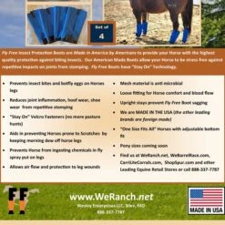 Fly Free Insect Protection Boots - BLUE 5 Fly Free Insect Protection Boots - BLUE -Western Jeans Store flyfreeinfo 03769c24 3e60 4979 91cc 4e187350057b