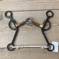 Dutton Bits Swept Back Shank With 3 Piece Center Ring Mouthpiece