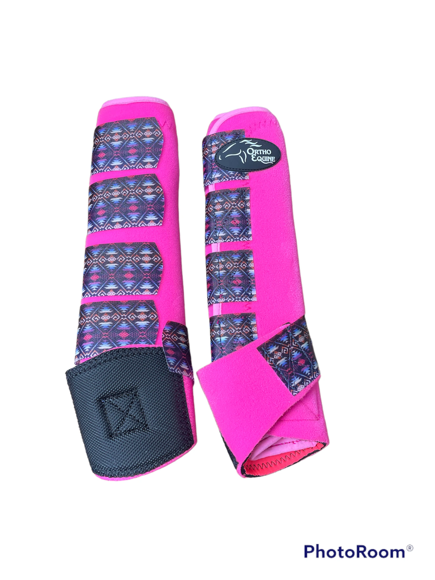 Ortho Equine Hot Pink & Pendleton Hind Complete Comfort Boots 1 Ortho Equine Hot Pink & Pendleton Hind Complete Comfort Boots