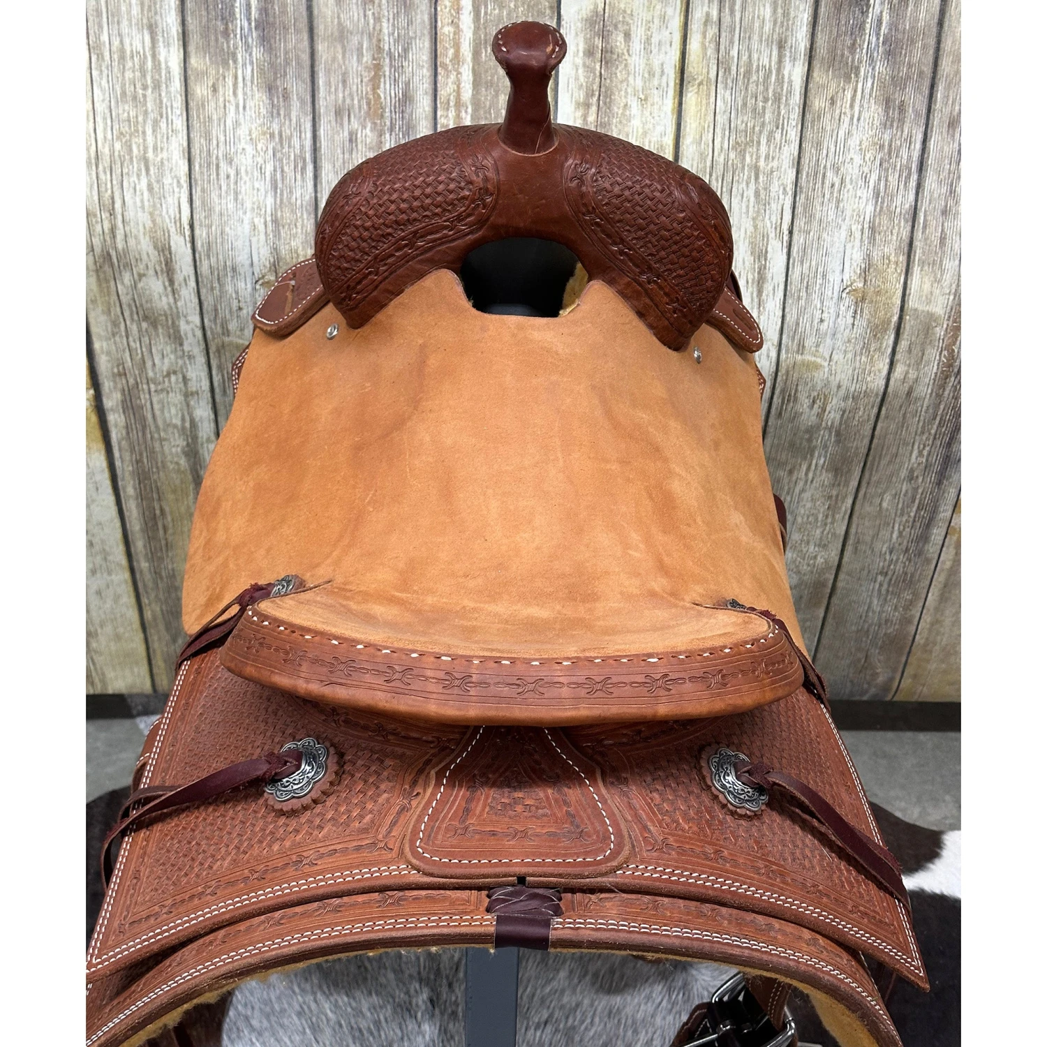 HR Saddlery 16.5 Ranch Cutter Special Saddle 4 HR Saddlery 16.5 Ranch Cutter Special Saddle - Image 4
