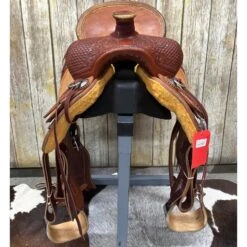 HR Saddlery 16.5 Inch Pecos Rancher Saddle -Western Jeans Store sigfront
