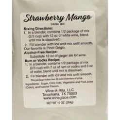 Wine-A-Rita 10 Oz. Drink Mix -Western Jeans Store strwbrry