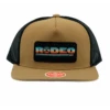 Hooey Youth Tan/Black Cap-Serape Rodeo Patch